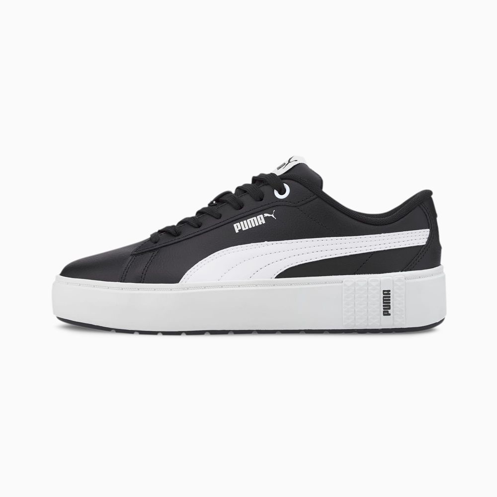 Puma Smash Platform v2 Női Sportcipő - Fekete/Fehér ( Hungary - LPAXY0192 )